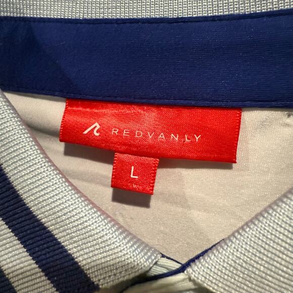 Redvanly Langham Polo Shirt Men’s Large Breeze Blue PUREpoly Athletic Luxury NWT - Picture 7 of 7